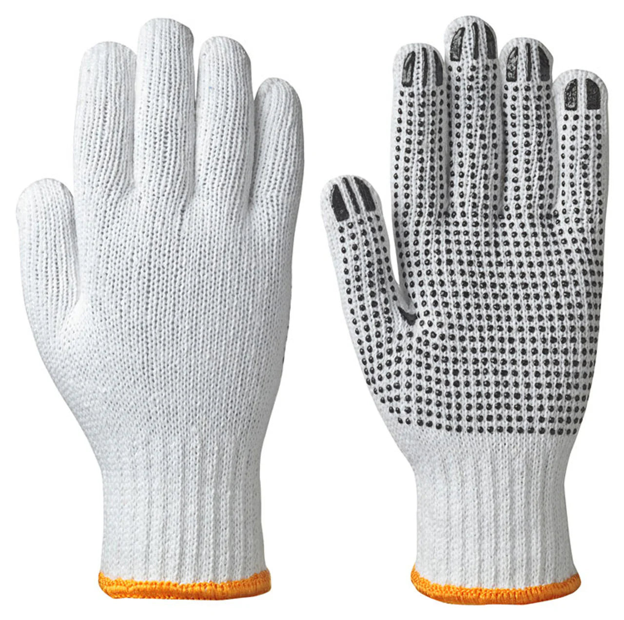 Gants en coton à pois