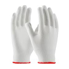 Gants en coton à pois