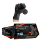 8MIL INTCO Orange/Black Diamond Grip Industrial Nitrile Gloves