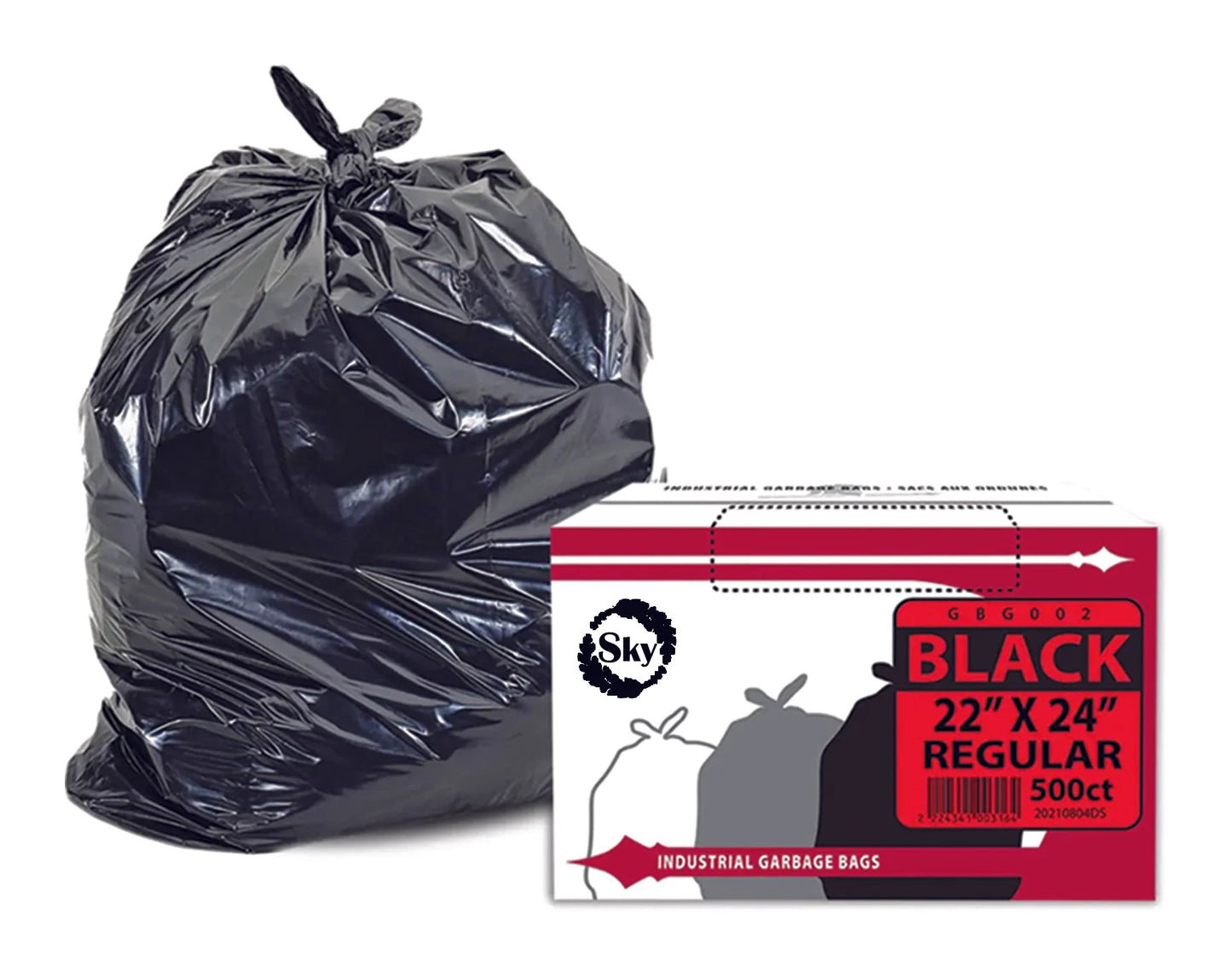 Black Garbage Bags 1-1.5 MIL