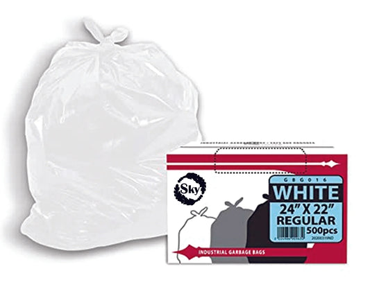 White Garbage Bags 1-1.7 MIL